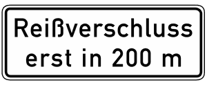 Verkehrszeichen 1005-30