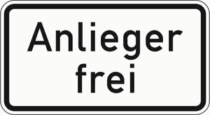 Verkehrszeichen 1020-30