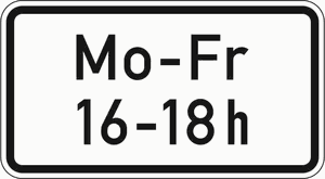 Verkehrszeichen 1042-33