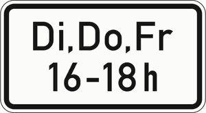 Verkehrszeichen 1042-34