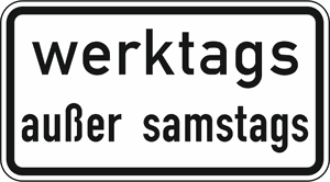 Verkehrszeichen 1042-38