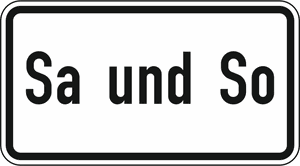 Verkehrszeichen 1042-51