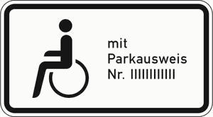 Verkehrszeichen 1044-11