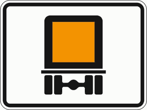 Verkehrszeichen 1052-30