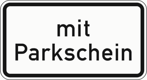 Verkehrszeichen 1053-31