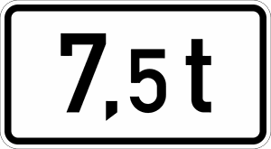 Verkehrszeichen 1053-33