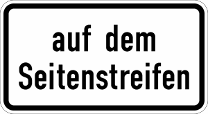 Verkehrszeichen 1053-34