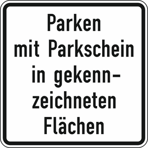 Verkehrszeichen 1053-53