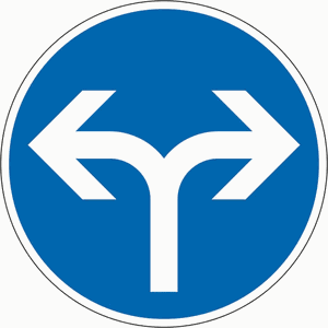 Verkehrszeichen 214-30