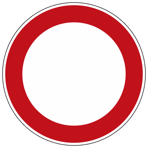 Verkehrszeichen 250
