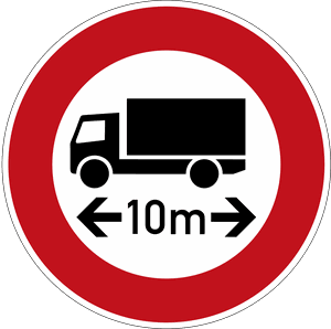 Verkehrszeichen 266
