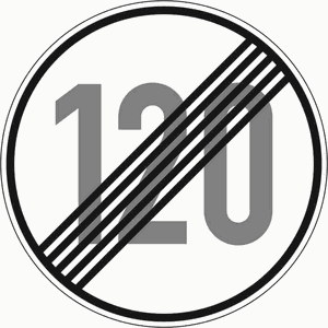 Verkehrszeichen 278-120