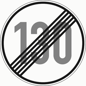 Verkehrszeichen 278-130