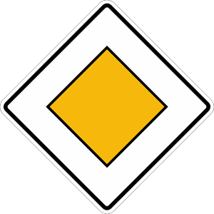 Verkehrszeichen 306