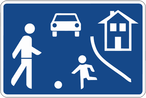 Verkehrszeichen 325.1