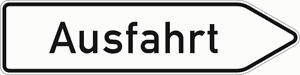 Verkehrszeichen 333.1-20