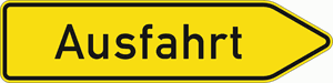 Verkehrszeichen 333.1