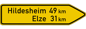 Verkehrszeichen 418-20