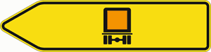 Verkehrszeichen 421-11