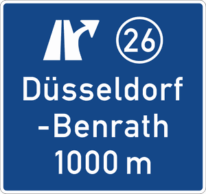 Verkehrszeichen 448