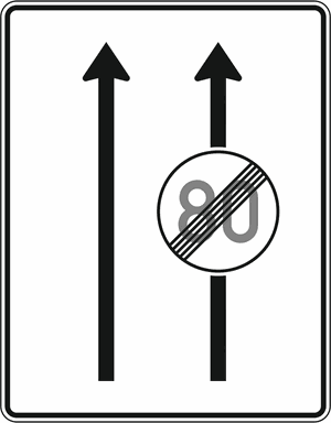 Verkehrszeichen 537
